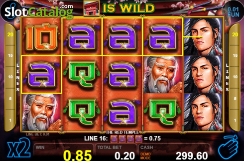 Скрин3. The Red Temple (Casino Technology) слот