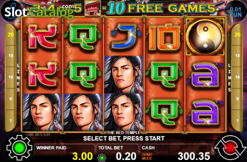 Скрин5. The Red Temple (Casino Technology) слот
