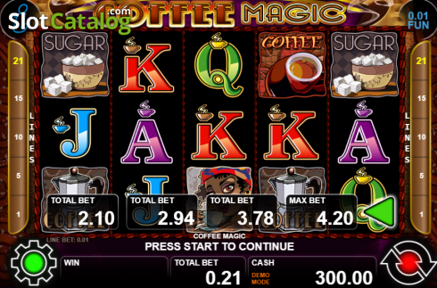 Скрин2. Coffee Magic (Casino Technology) слот
