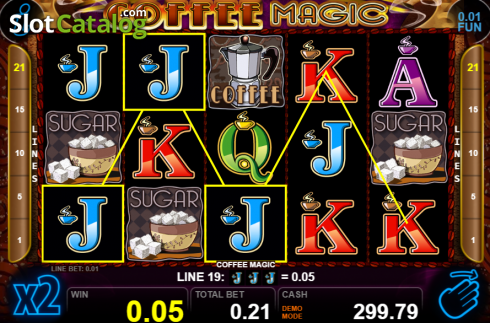 Скрин3. Coffee Magic (Casino Technology) слот