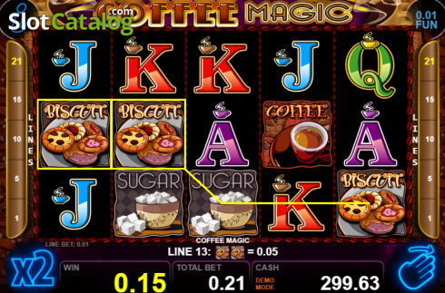 Скрин4. Coffee Magic (Casino Technology) слот