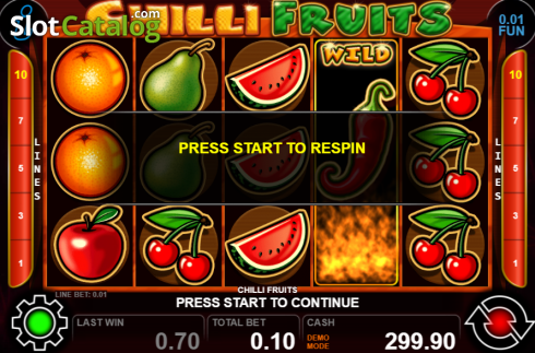 Скрин4. Chilli Fruits (Casino Technology) слот