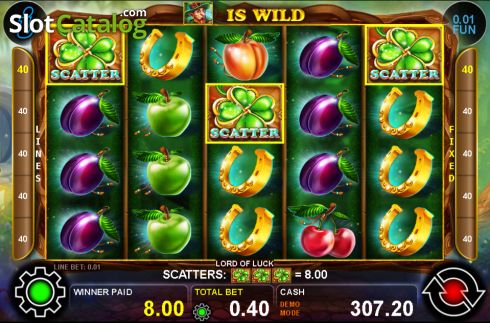 Скрин3. Lord of Luck (Casino Technology) слот