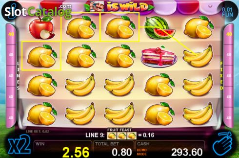 Скрин3. Fruit Feast слот
