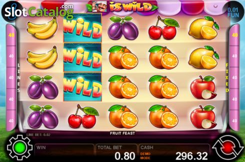 Скрин4. Fruit Feast слот