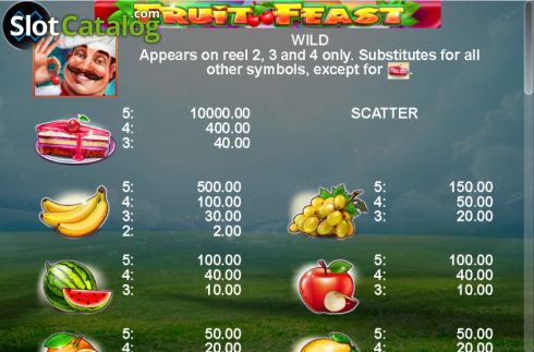 Скрин7. Fruit Feast слот