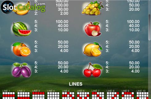 Скрин8. Fruit Feast слот