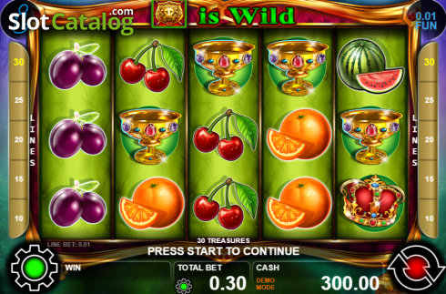 Скрин2. 30 Treasures слот