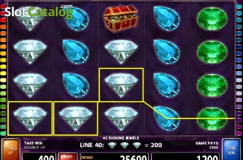 Скрин2. 40 Shining Jewels слот