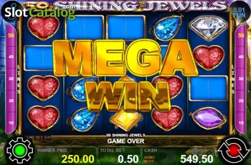 Скрин4. 50 Shining Jewels слот