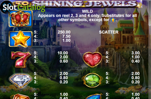 Скрин5. 50 Shining Jewels слот