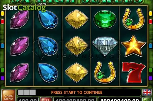 Скрин2. 5X High Jewels слот