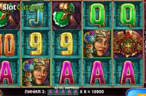 Скрин2. Aztec Empress слот
