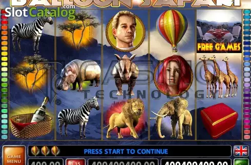 Скрин3. Balloon Safari слот