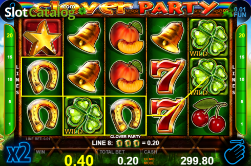 Скрин4. Clover Party слот