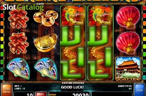 Скрин2. Dancing Dragons (CT) слот