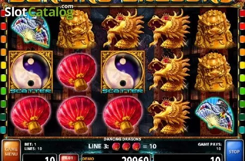 Скрин3. Dancing Dragons (CT) слот