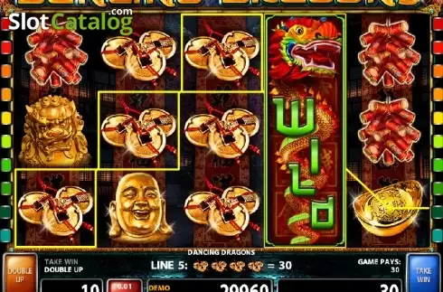 Скрин5. Dancing Dragons (CT) слот