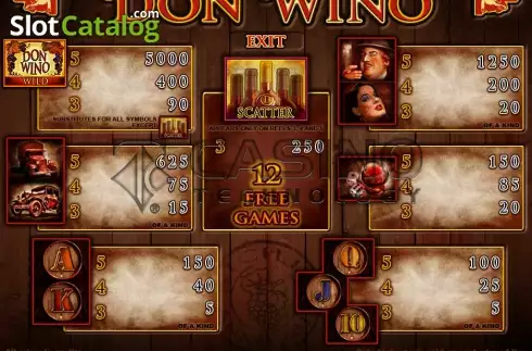Скрин4. Don Wino слот