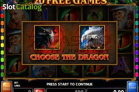 Скрин4. Dragon Spell слот