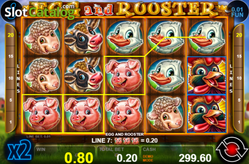 Скрин3. Egg And Rooster слот