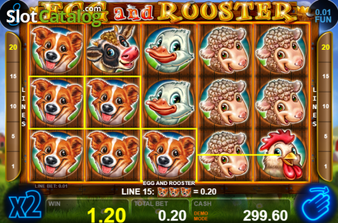 Скрин4. Egg And Rooster слот