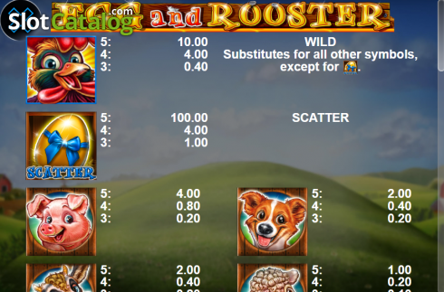 Скрин6. Egg And Rooster слот