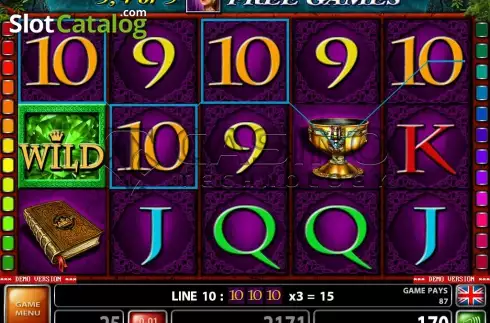 Скрин4. Emerald Kingdom слот