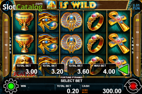 Скрин2. Fortune Pyramid слот