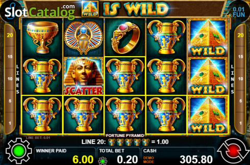 Скрин4. Fortune Pyramid слот