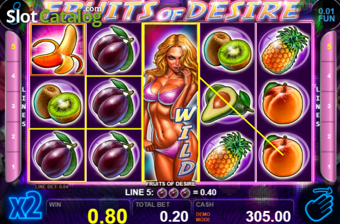 Скрин5. Fruits Of Desire слот