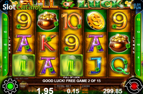 Скрин4. Full Of Luck слот