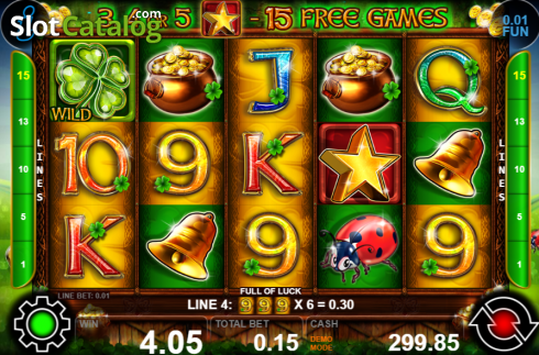 Скрин5. Full Of Luck слот