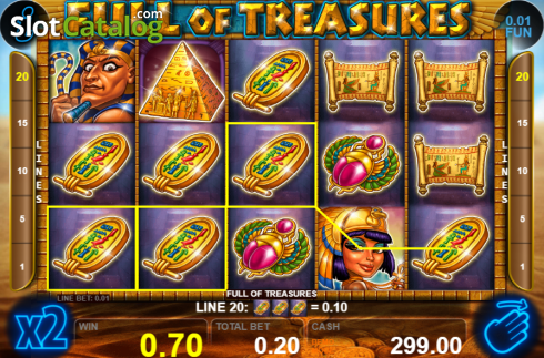 Скрин3. Full Of Treasures слот