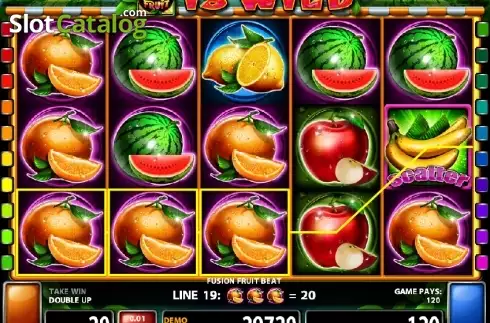 Скрин3. Fusion Fruit Beat слот