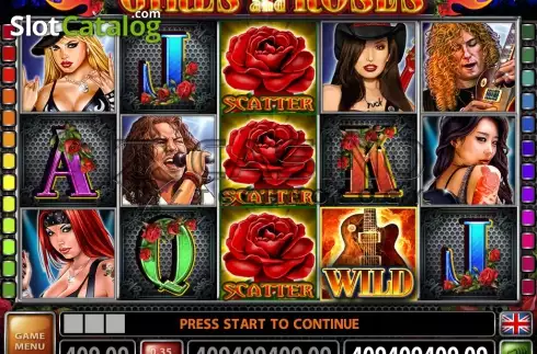 Скрин2. Girls N' Roses слот