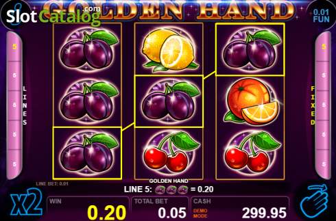 Скрин4. Golden Hand слот