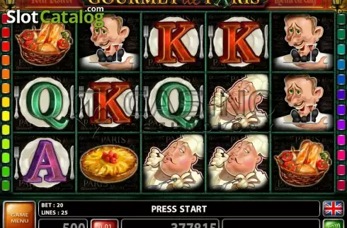 Скрин2. Gourmet De Paris слот