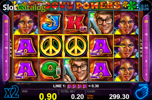 Скрин3. Groovy Powers слот
