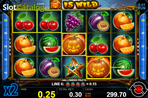 Скрин3. Halloween Fruits (Casino Technology) слот