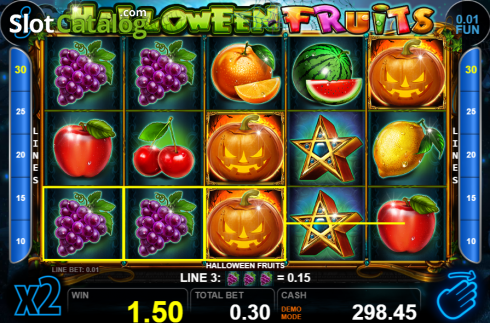 Скрин5. Halloween Fruits (Casino Technology) слот