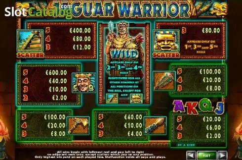 Скрин4. Jaguar Warrior слот