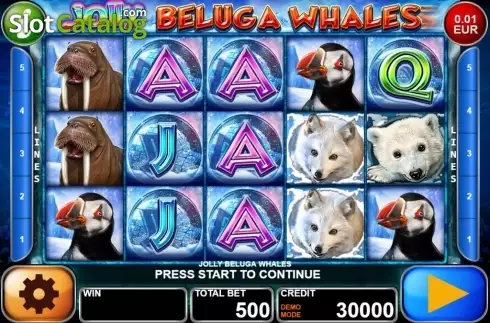 Скрин2. Jolly Beluga Whales слот