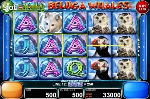 Скрин6. Jolly Beluga Whales слот