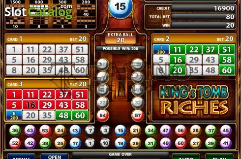 Скрин2. King's Tomb Riches слот