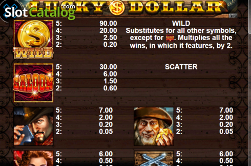 Скрин6. Lucky Dollar слот