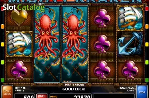 Скрин3. Mighty Kraken слот