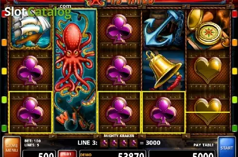 Скрин4. Mighty Kraken слот