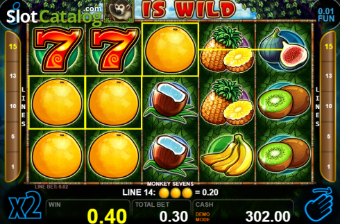 Скрин5. Monkey Sevens слот