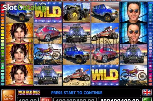 Скрин2. Monster Wheels (Casino Technology) слот